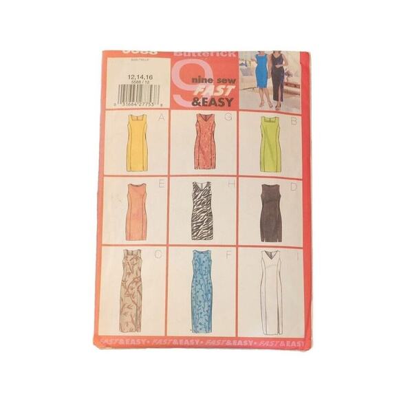 Simplicity Misses' Sew & Easy Dress Pattern 12-14-16 - Picture 1 of 3